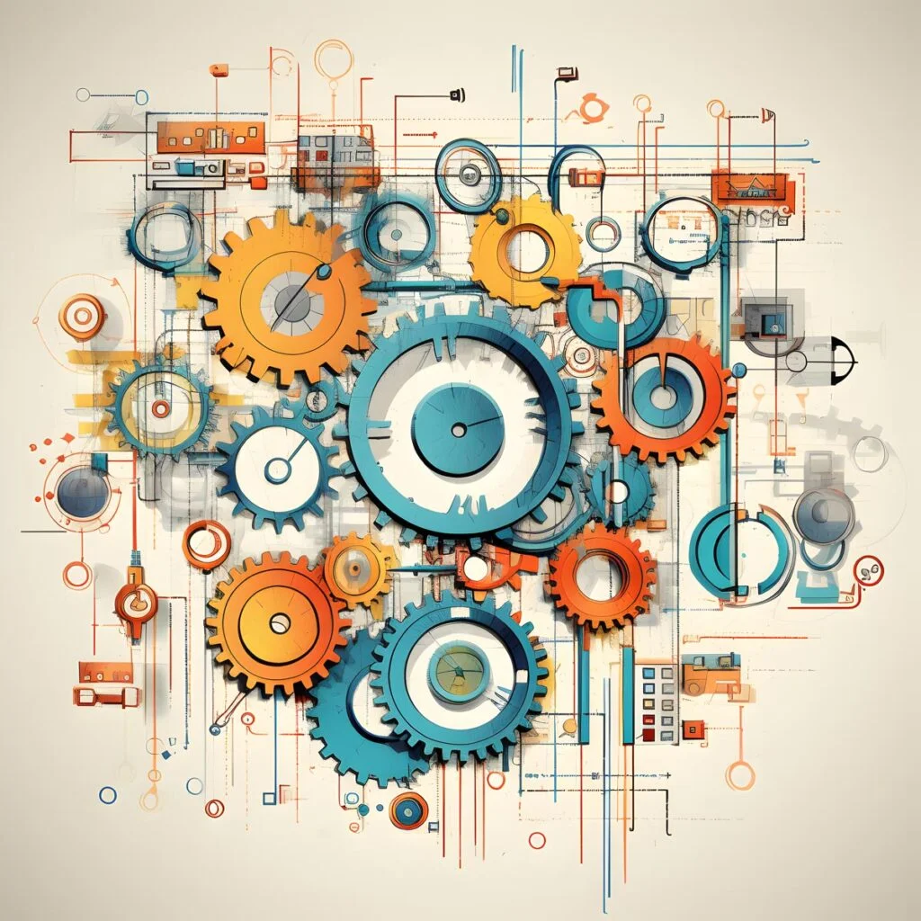 Website optimisation visualisation concept